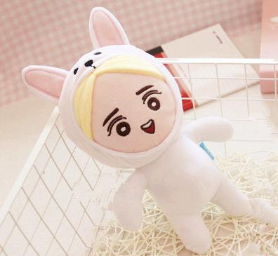PCMOS Kpop Plush Dolls Superstar Baek Hyun Chan Yeol Se Hun Su Ho D.O Luhan Chen Cartoon Plush Toy Stuffed Dolls New