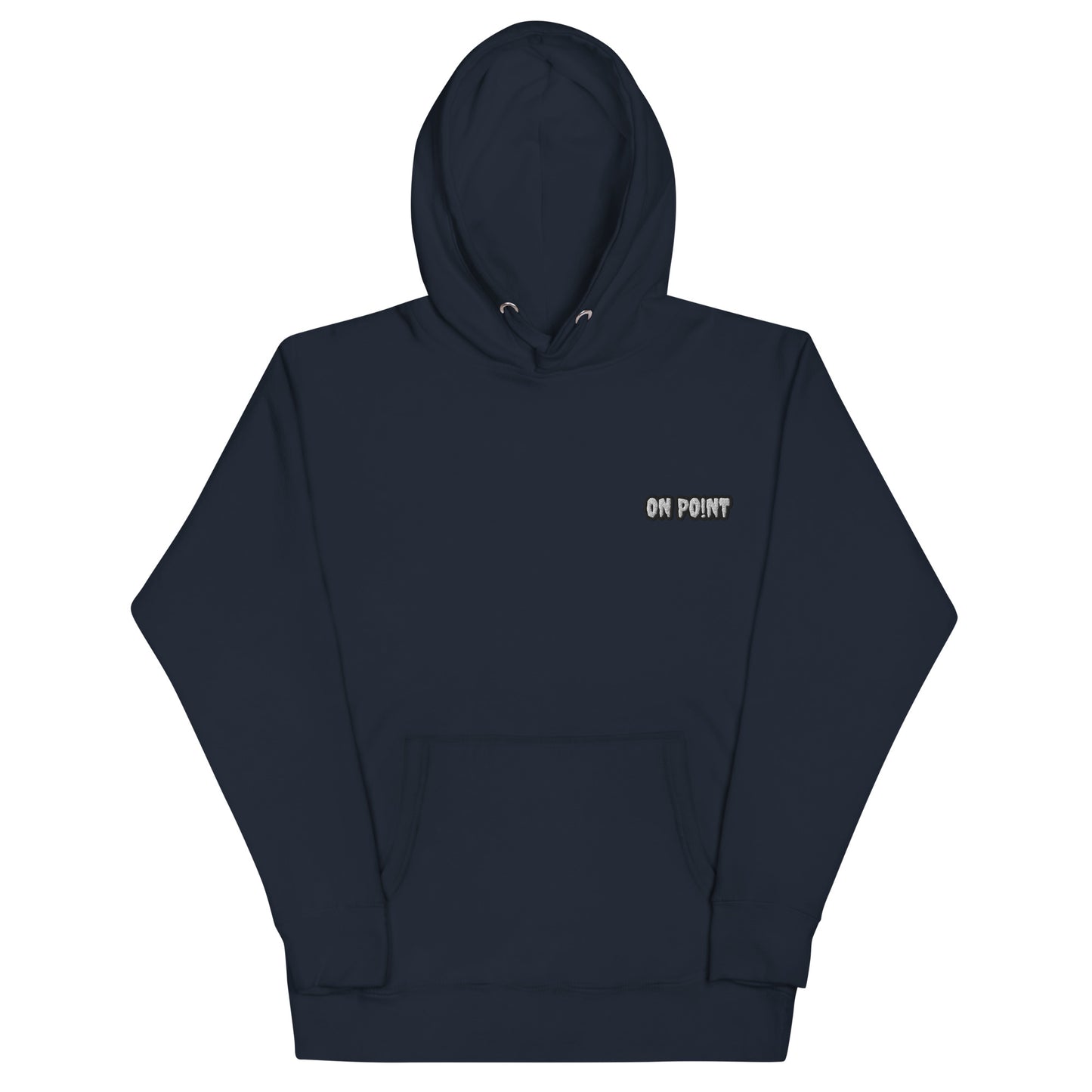 Unisex Hoodie - White On Point