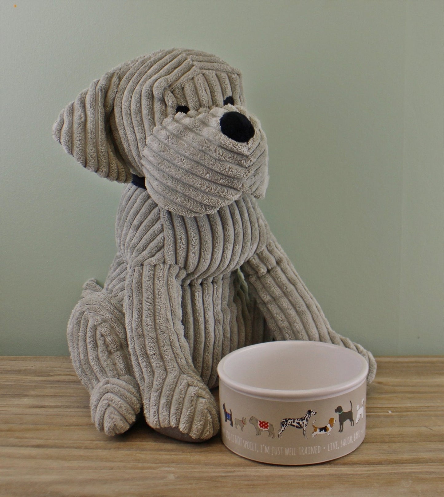 Small Ceramic Dog Bowl, 13cm-1