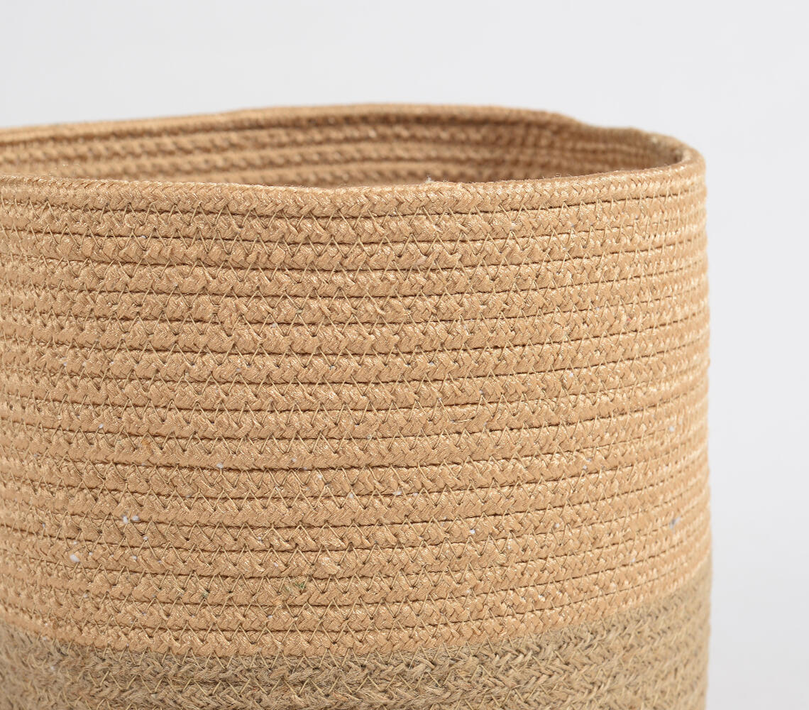 Handloom Jute Baskets (Set of 3)