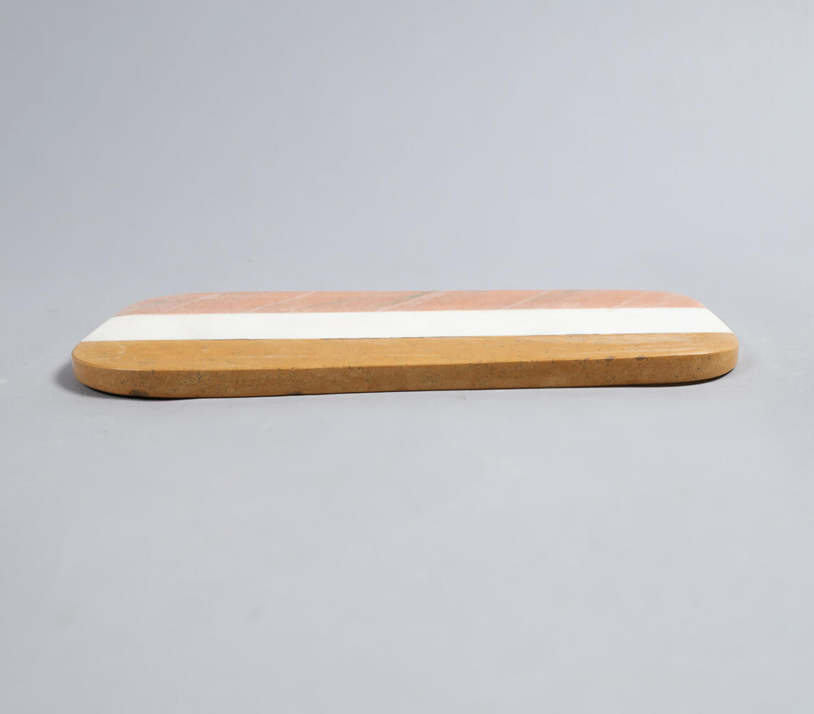 Block Striped Marble Cheeseboard