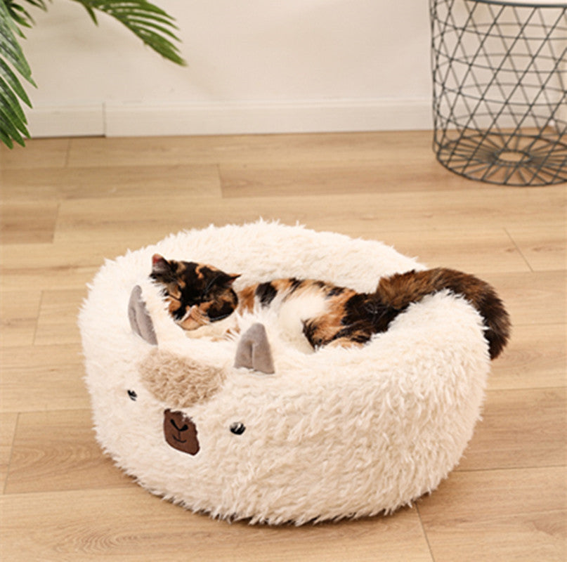 Cute Alpaca Pet Bed, Nest and Cave