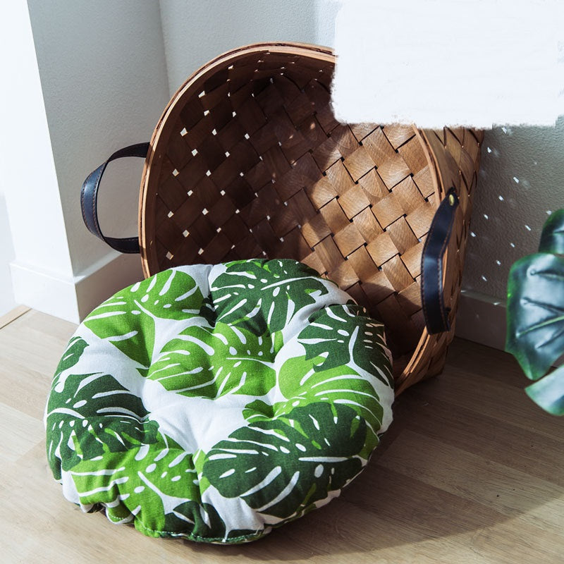 Bamboo Rattan Pet Bed and Cushion