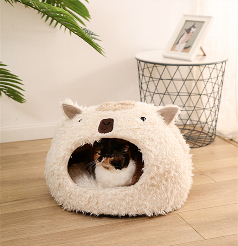 Cute Alpaca Pet Bed, Nest and Cave