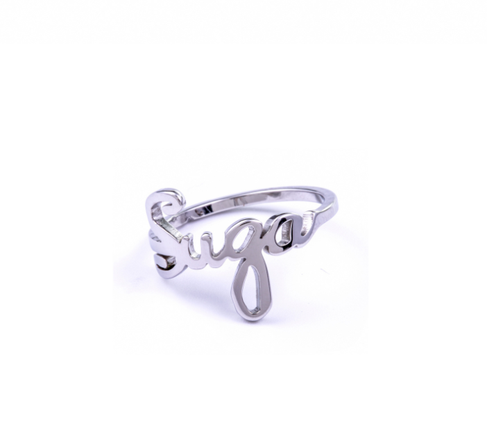 New KPOP Bangtan Boys BT21 JUNG KOOK JIMIN SUGA V Same Style Ring Lovers Couples Stainless Steel Ring Jewelry