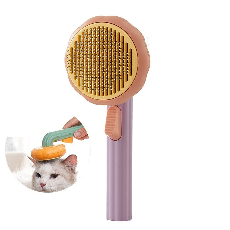 Self-Cleaning Pet Hair Brush
