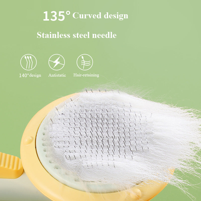 Self-Cleaning Pet Hair Brush