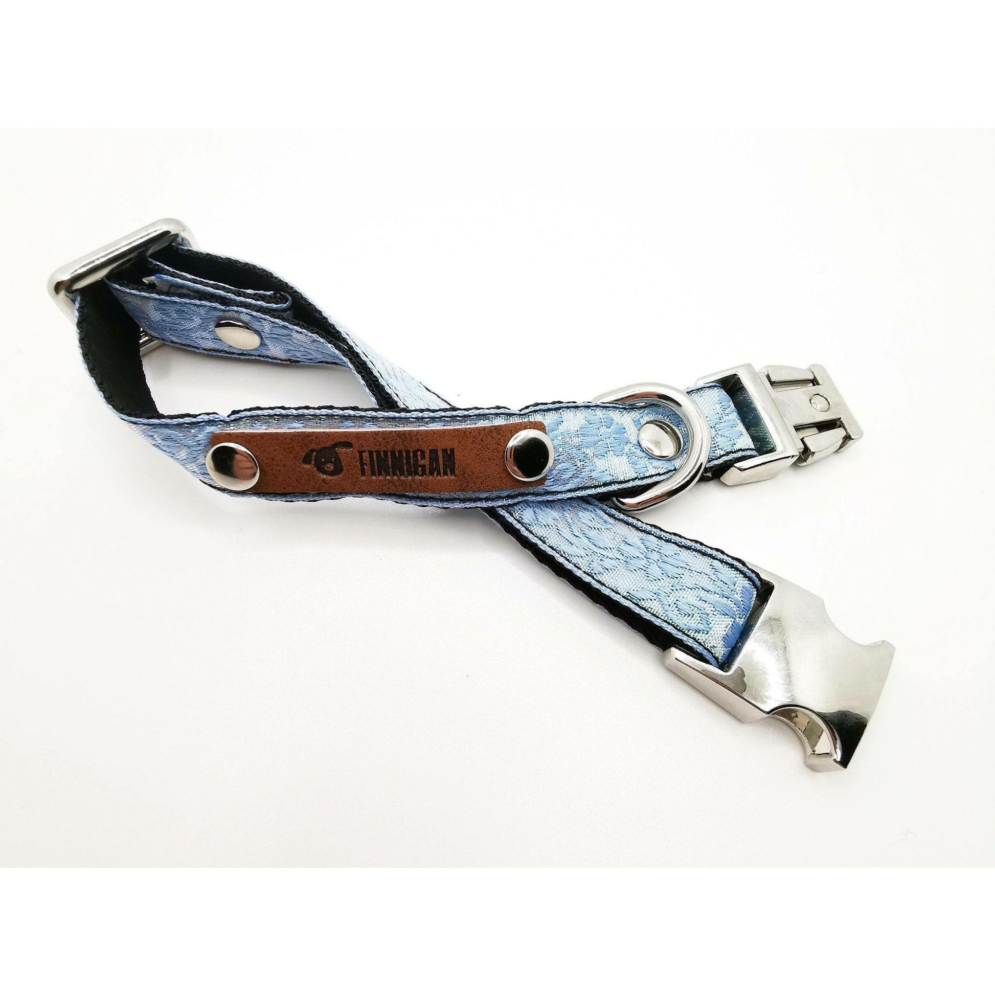 Finnigan Designer Dog Collar (Blue Collection) Small-9