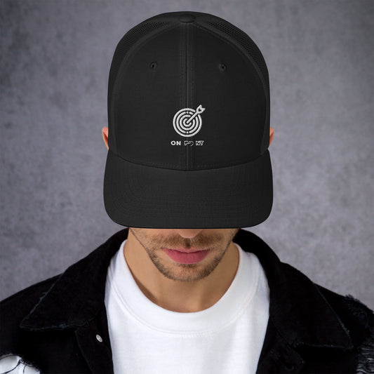 Netted cap - White Target