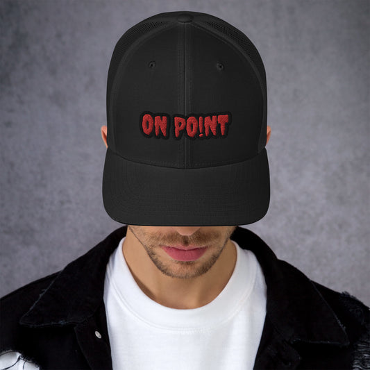 Netted cap - Red On Point