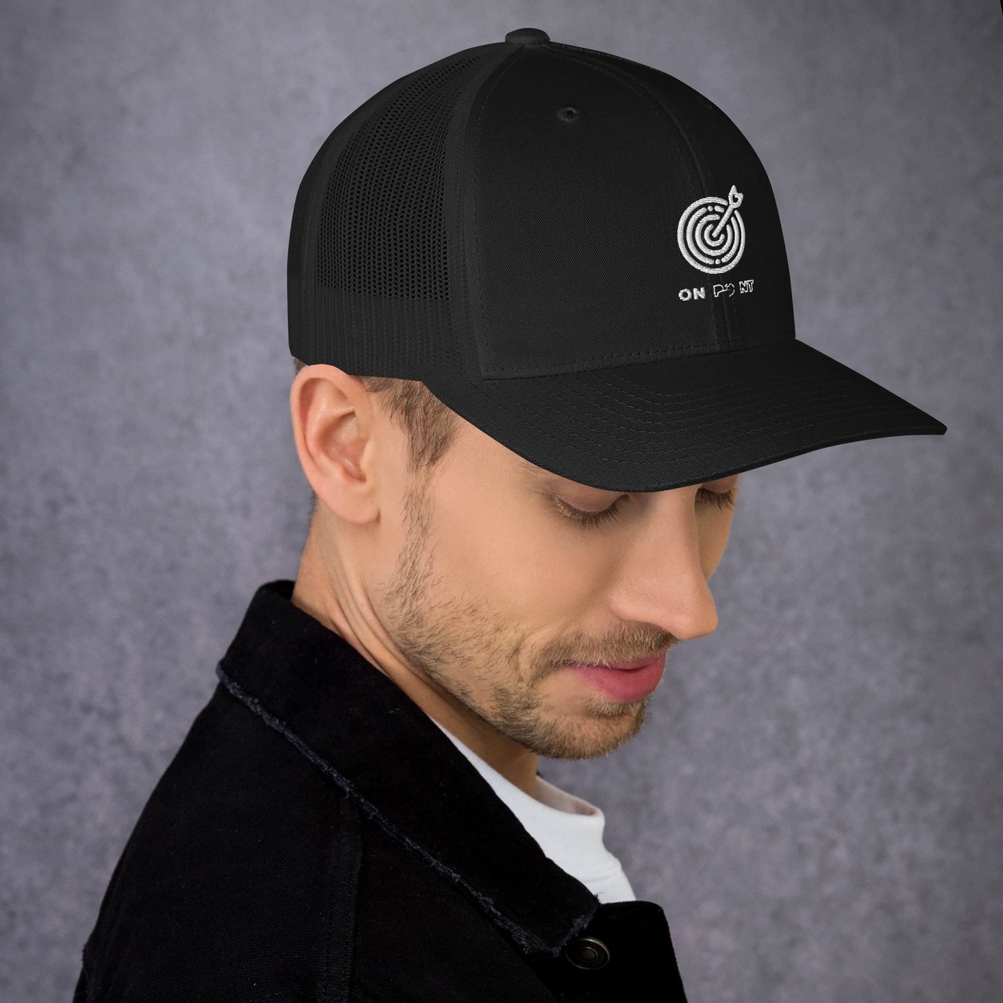 Netted cap - White Target