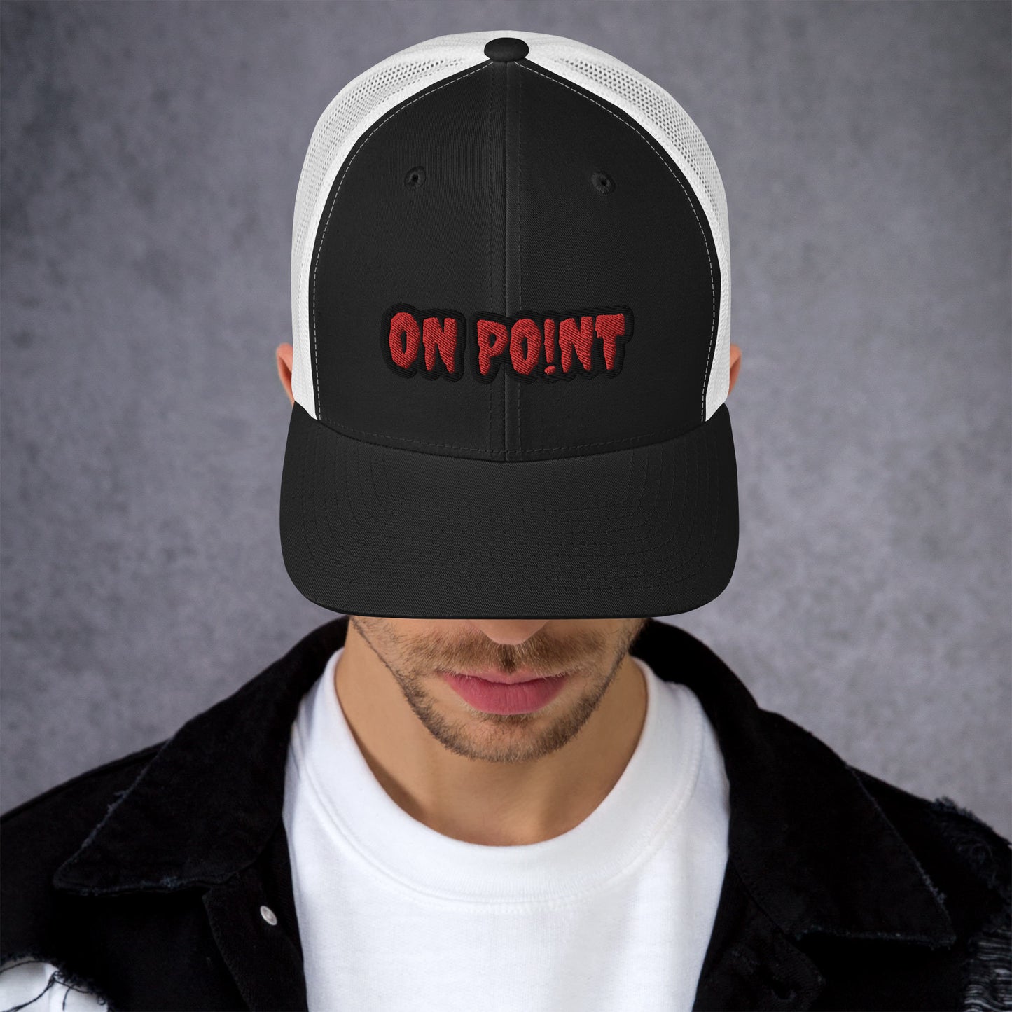 Netted cap - Red On Point