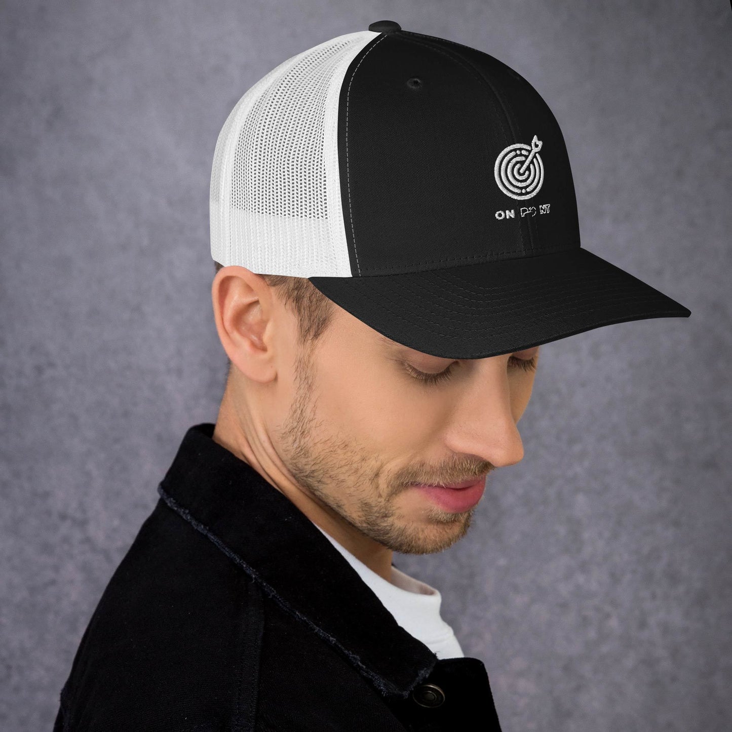 Netted cap - White Target