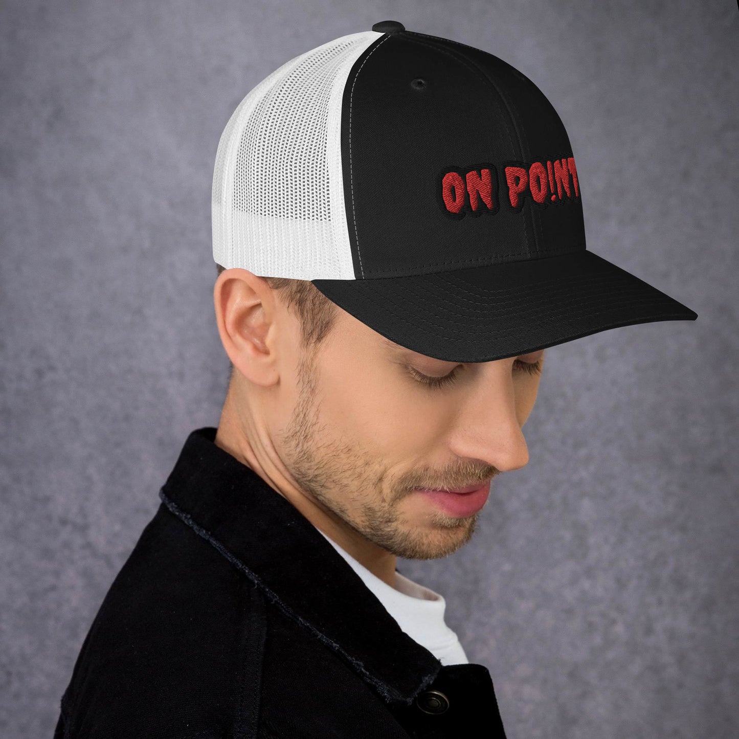 Netted cap - Red On Point