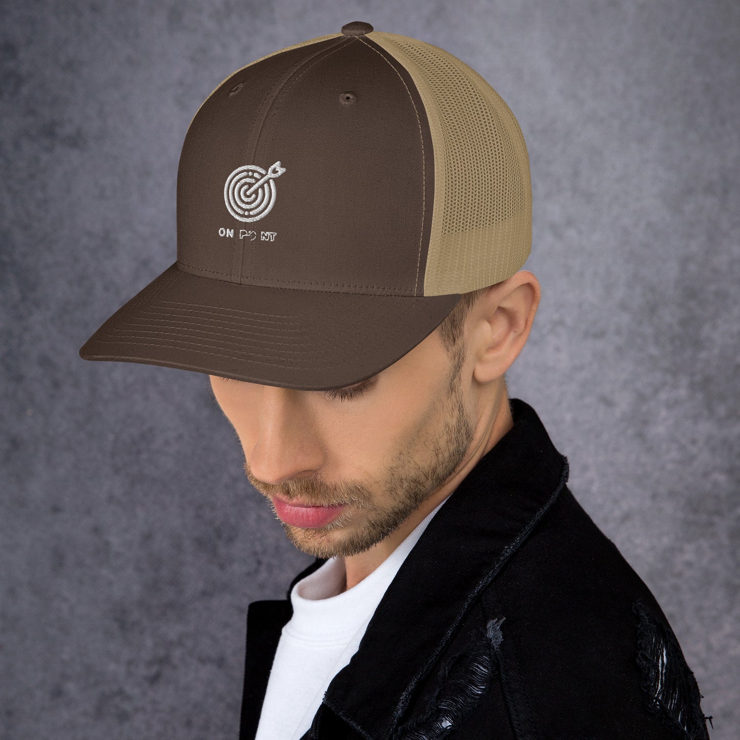 Netted cap - White Target