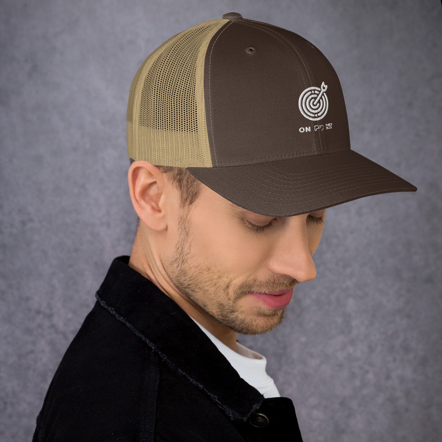 Netted cap - White Target