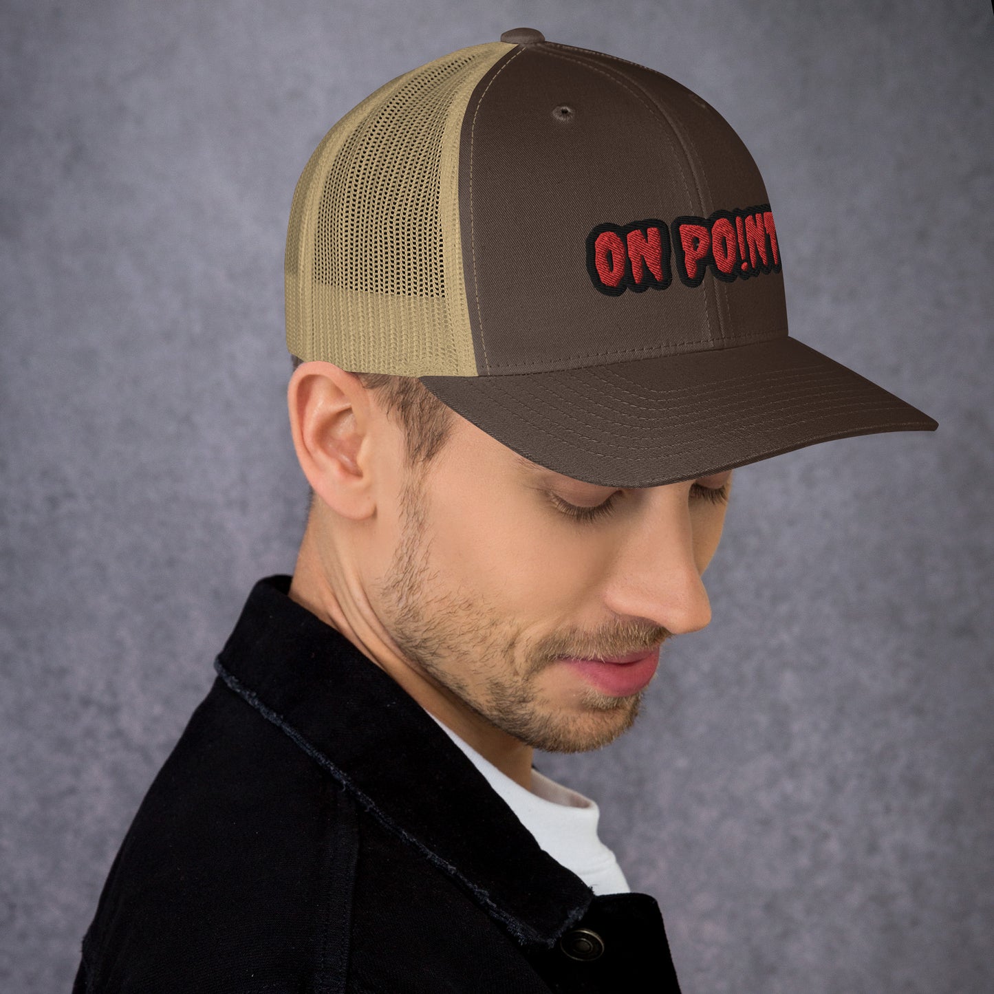Netted cap - Red On Point