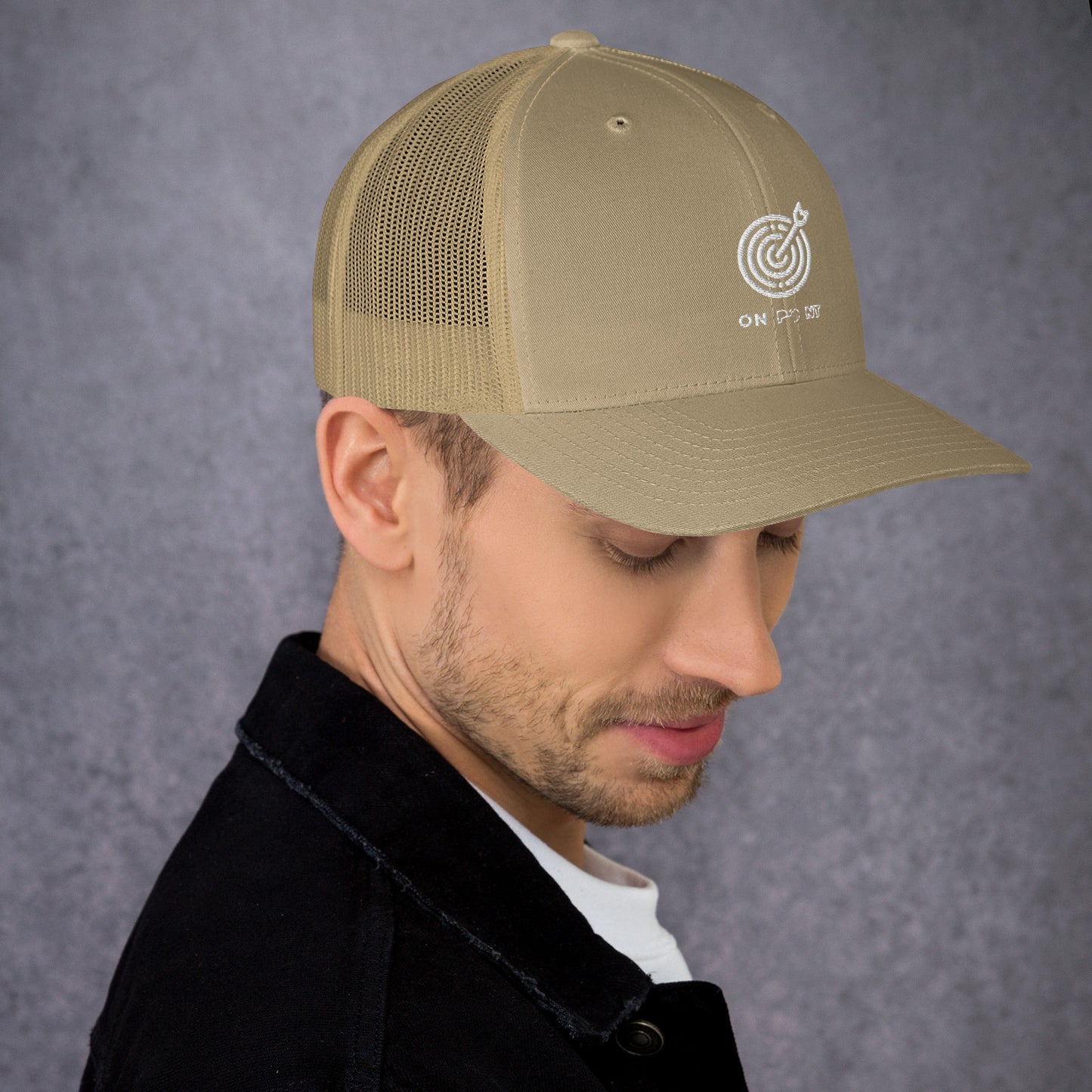 Netted cap - White Target