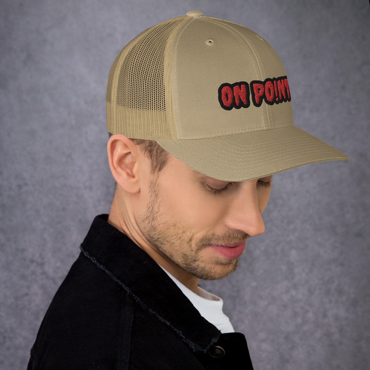 Netted cap - Red On Point