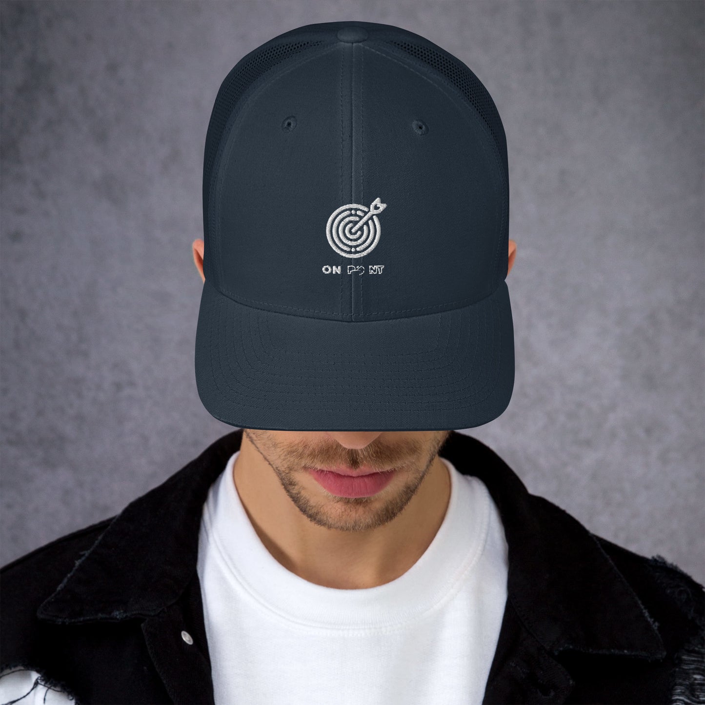 Netted cap - White Target
