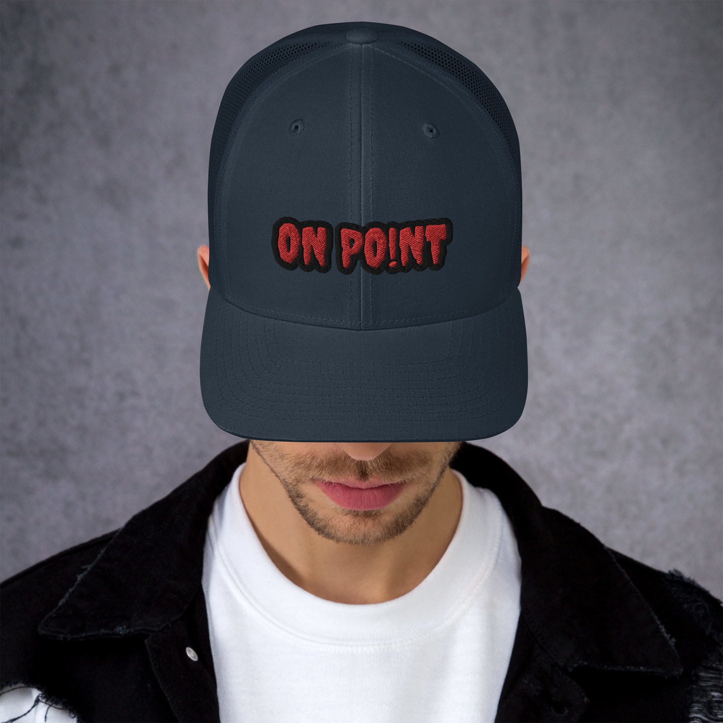 Netted cap - Red On Point