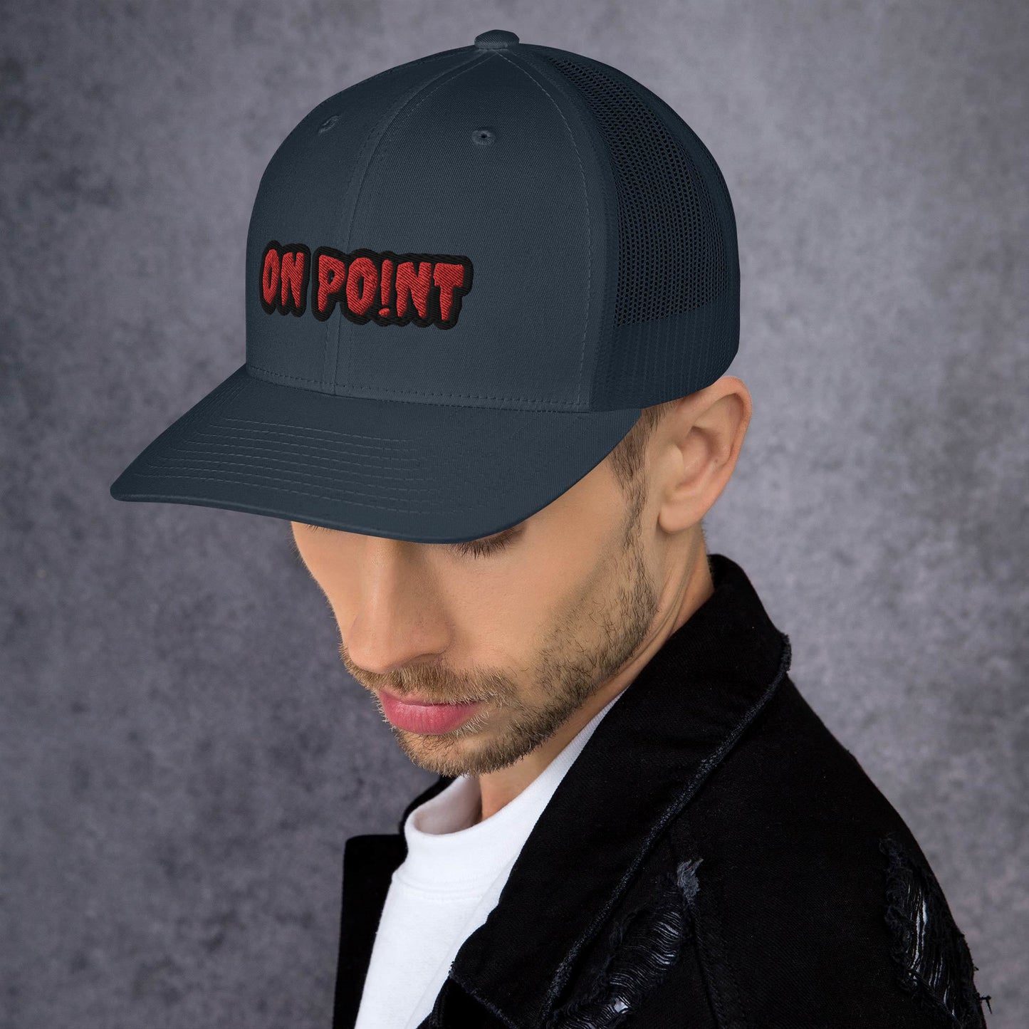 Netted cap - Red On Point