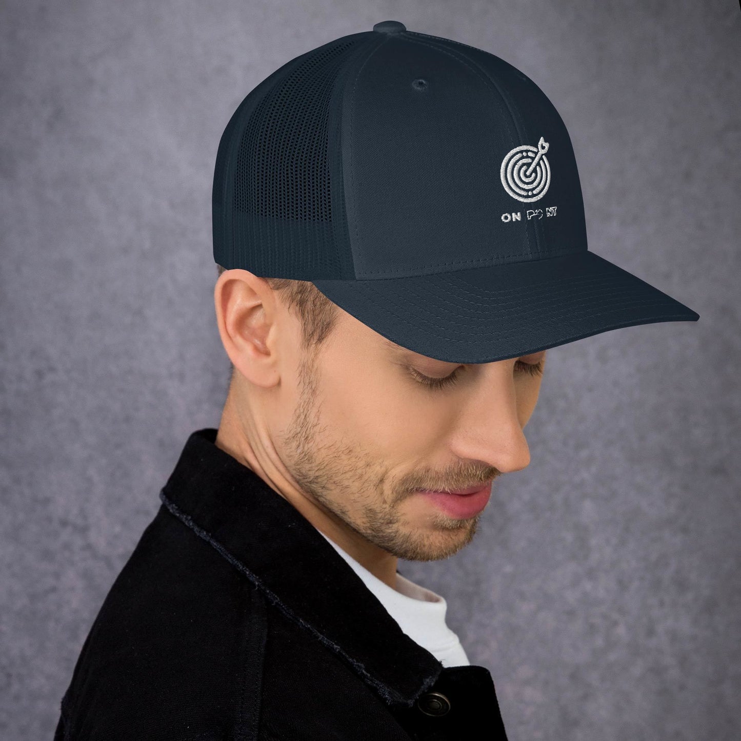 Netted cap - White Target