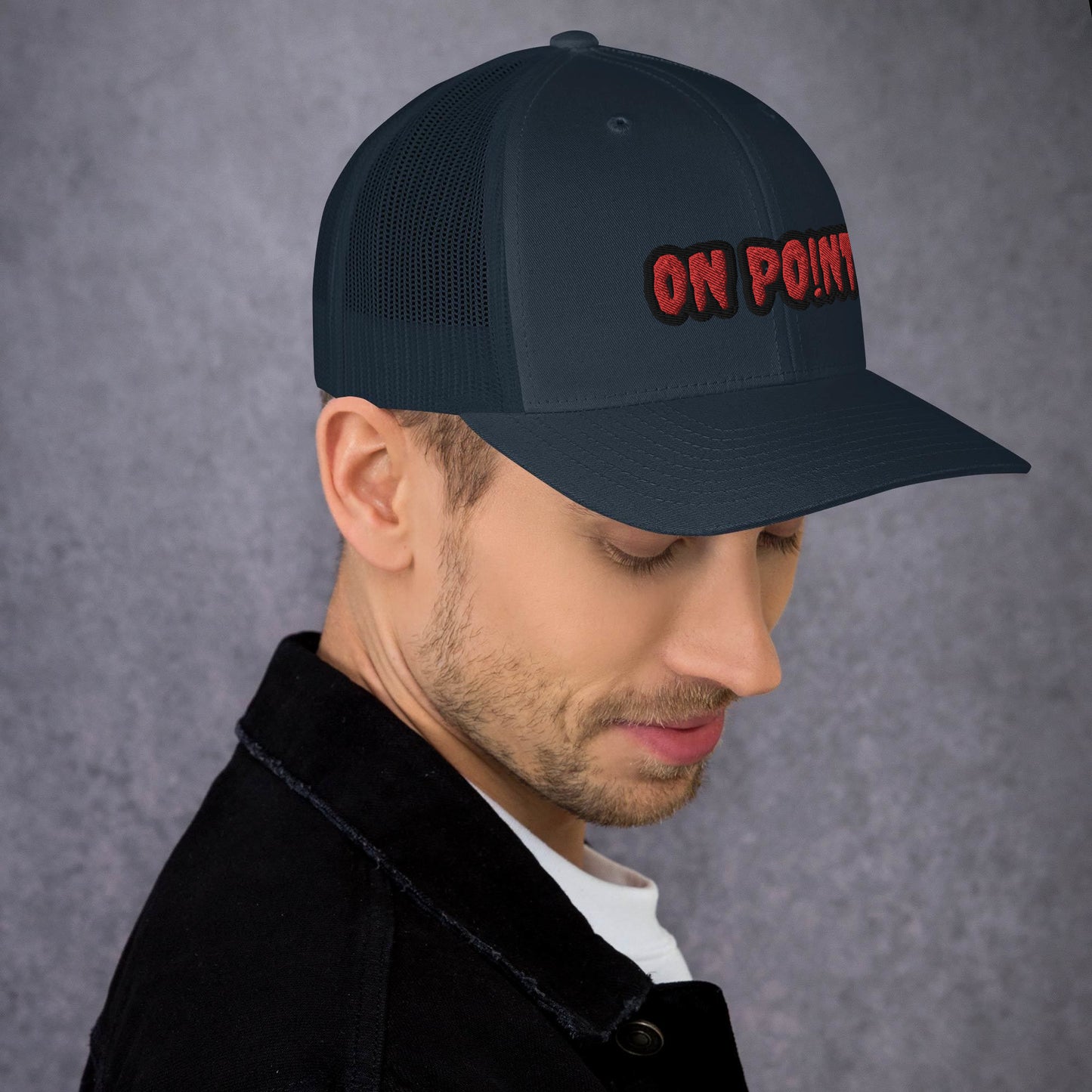 Netted cap - Red On Point