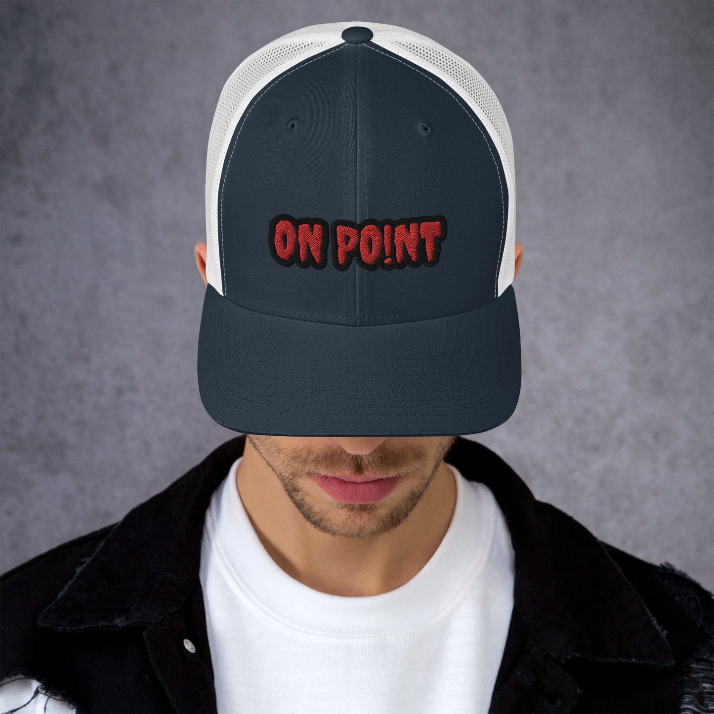 Netted cap - Red On Point