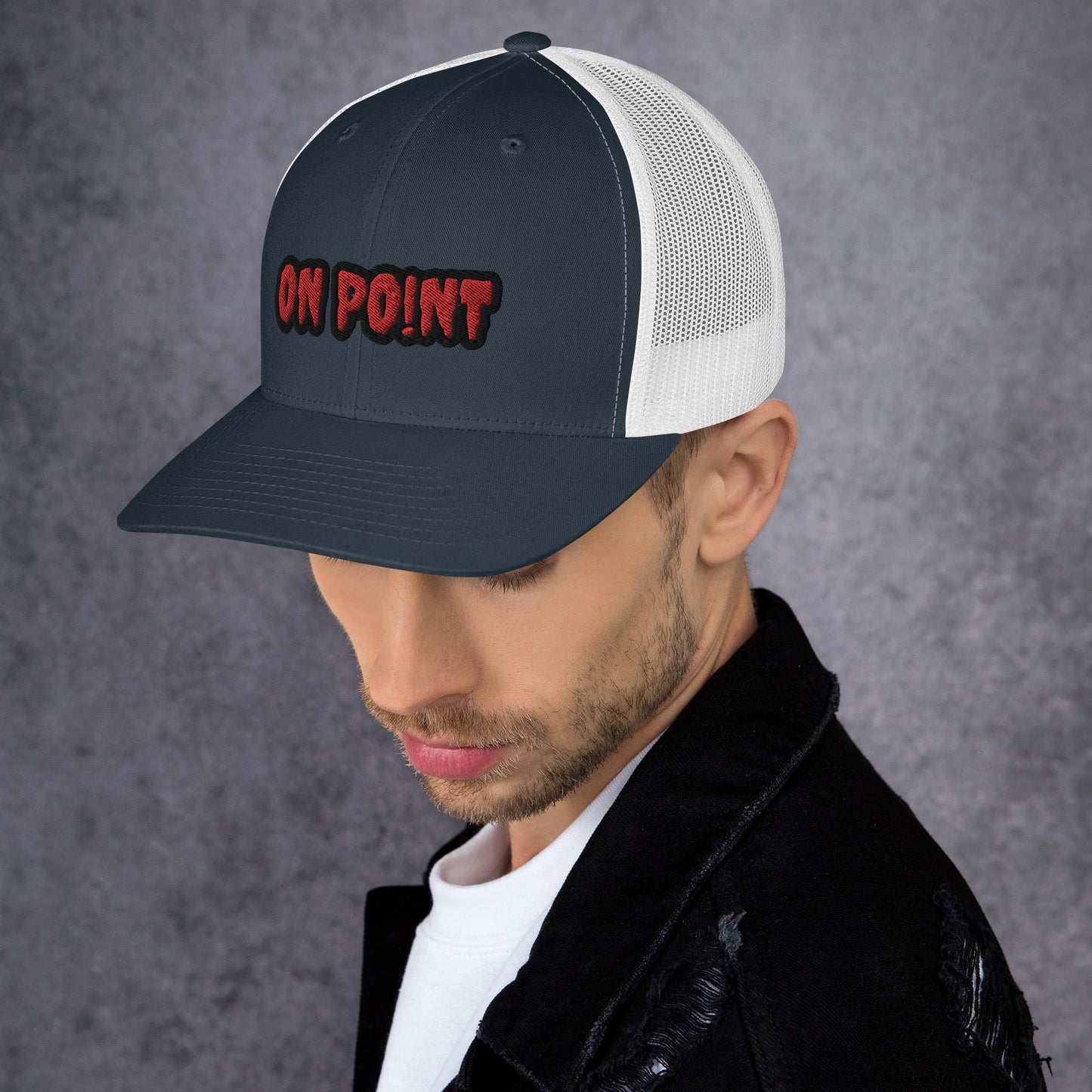 Netted cap - Red On Point