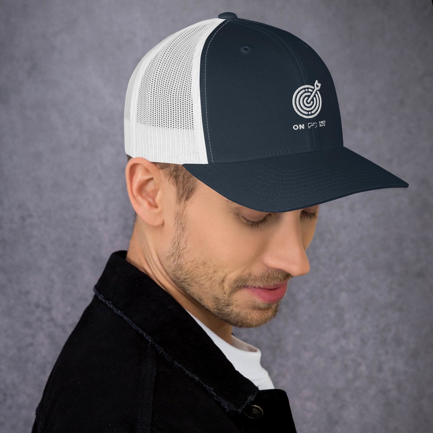 Netted cap - White Target