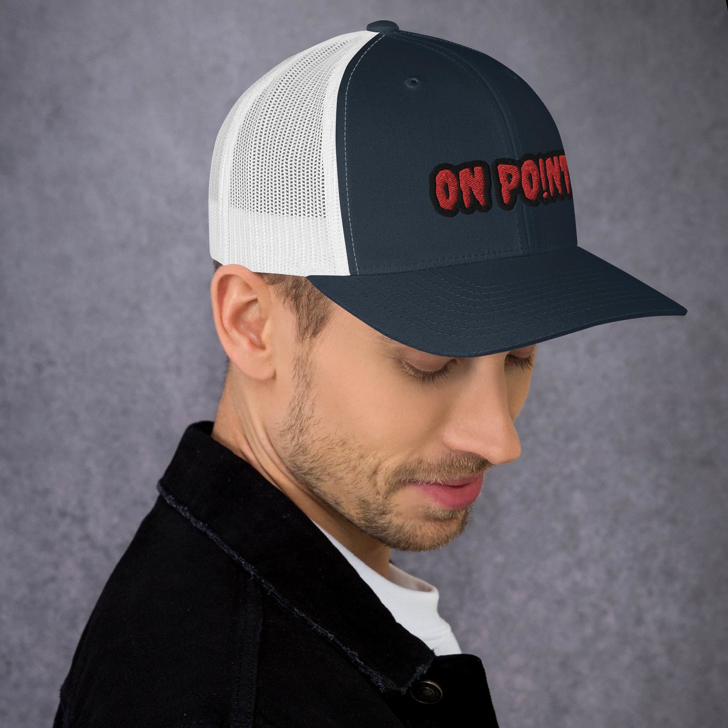 Netted cap - Red On Point