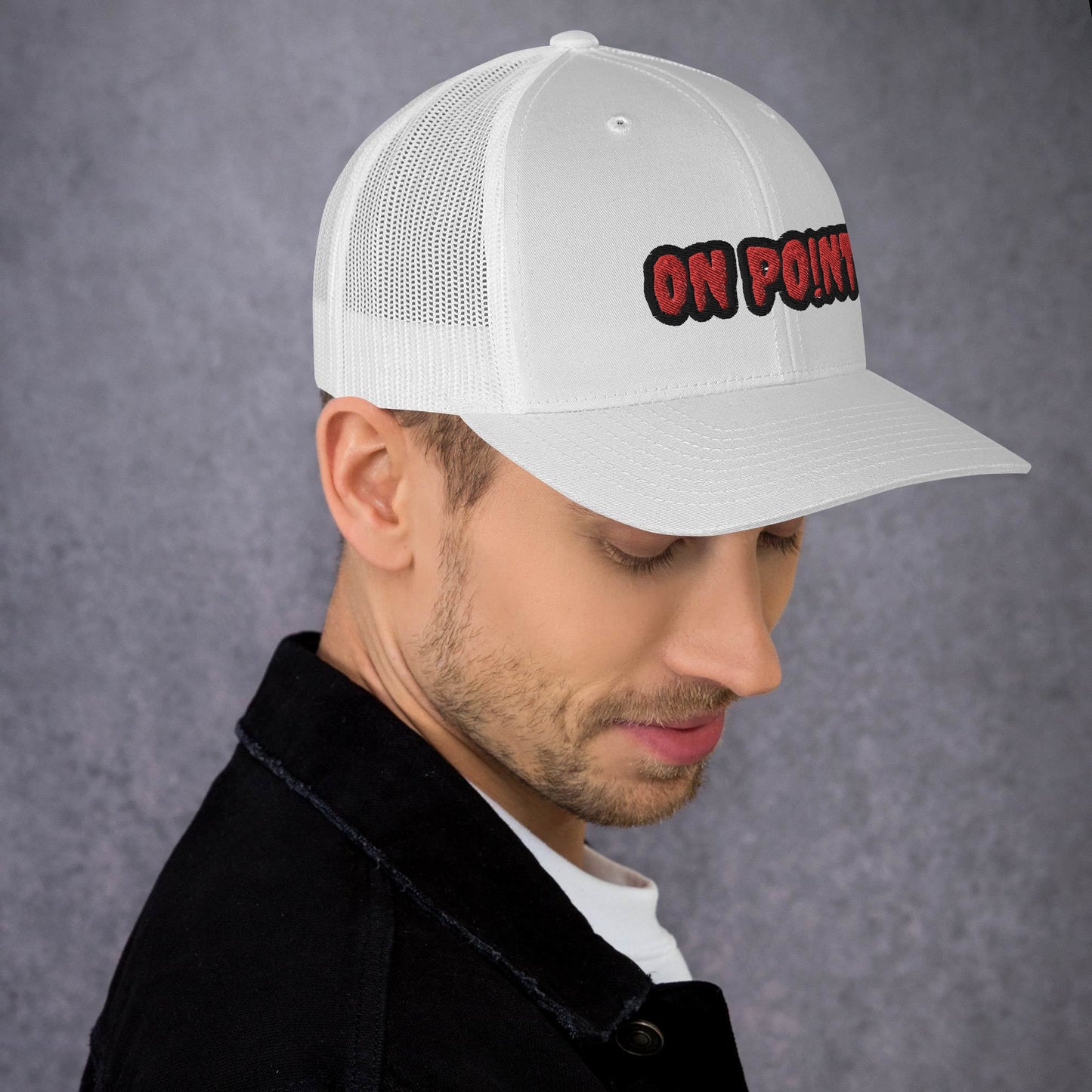 Netted cap - Red On Point
