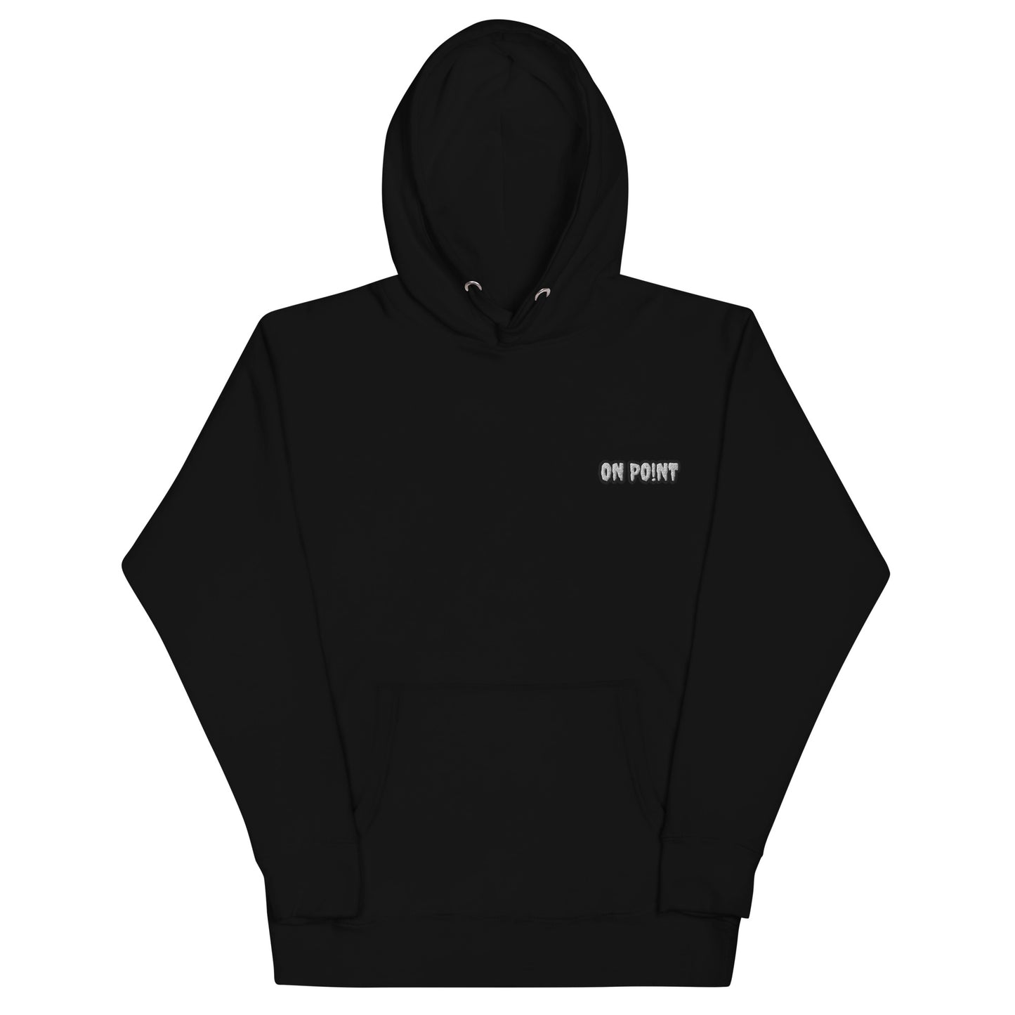 Unisex Hoodie - White On Point