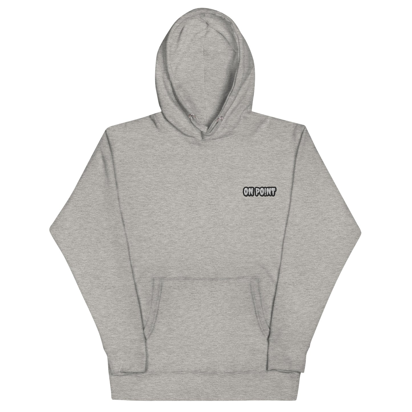 Unisex Hoodie - White On Point