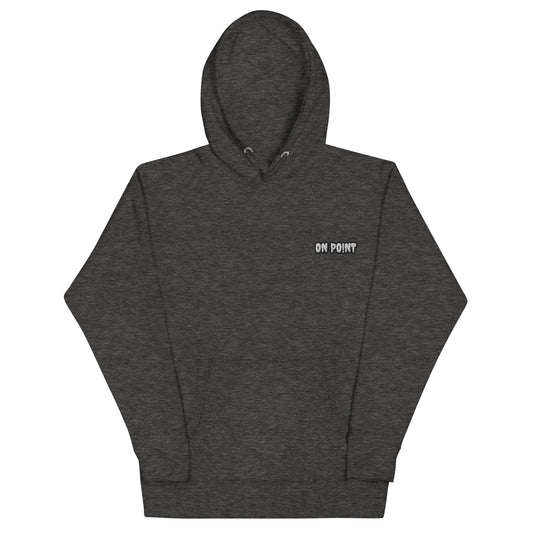 Unisex Hoodie - White On Point