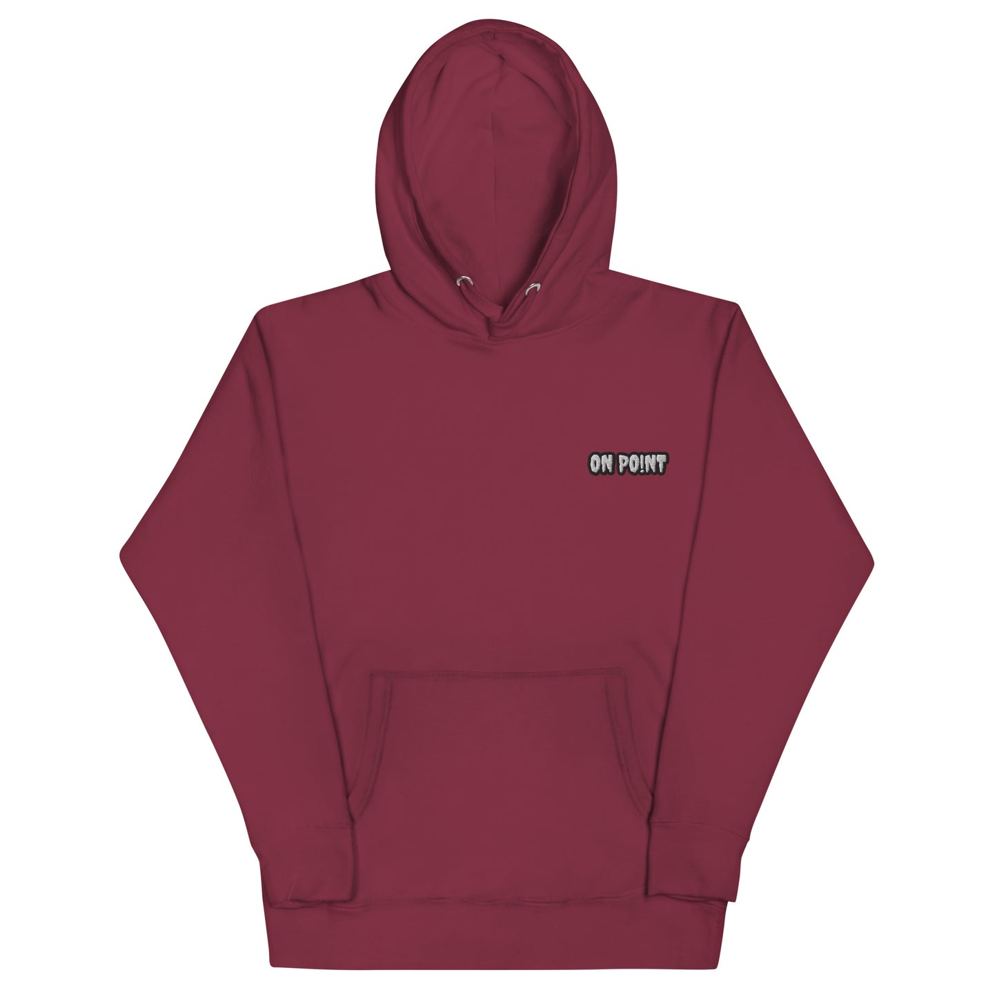 Unisex Hoodie - White On Point