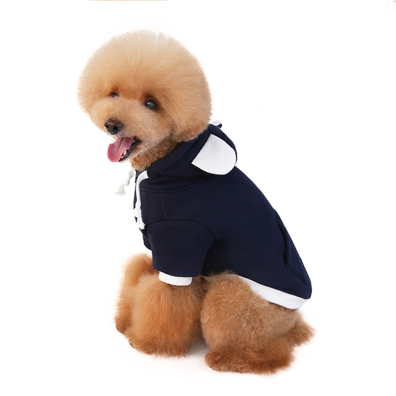 Cosy fleece pet hoody (Pink, Blue, Yellow)