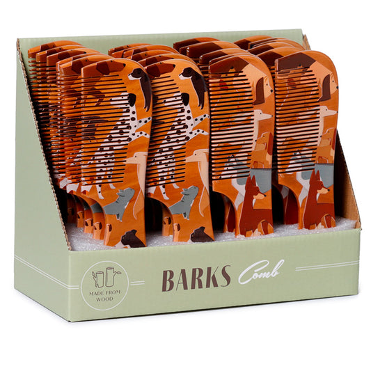 Wooden Comb - Barks Dog