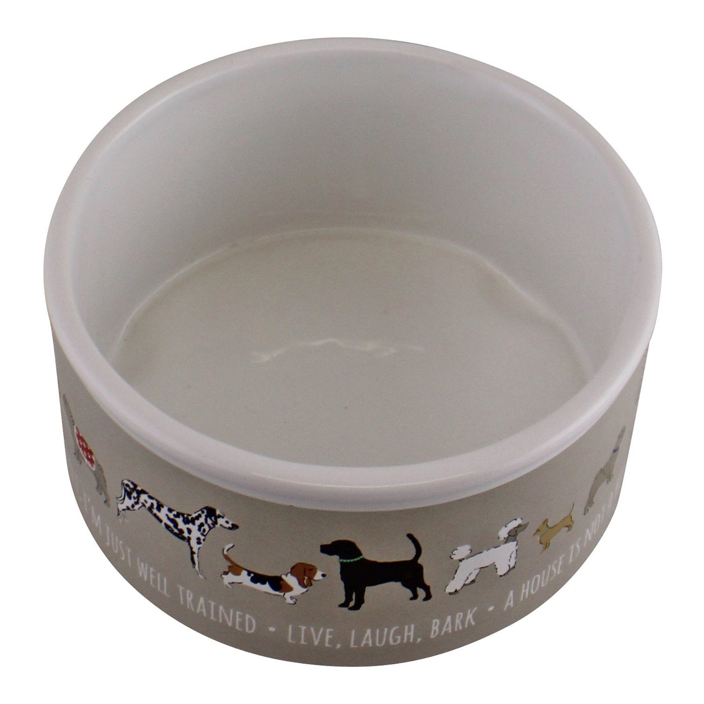 Small Ceramic Dog Bowl, 13cm-2