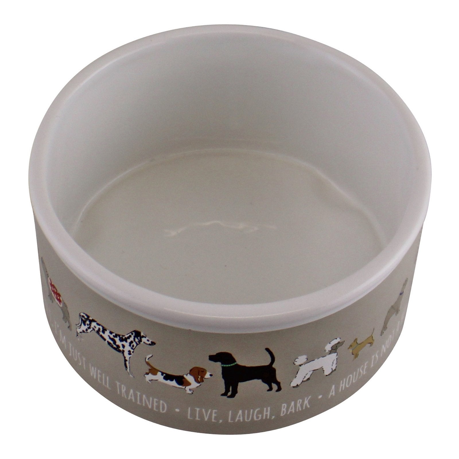 Small Ceramic Dog Bowl, 13cm-2