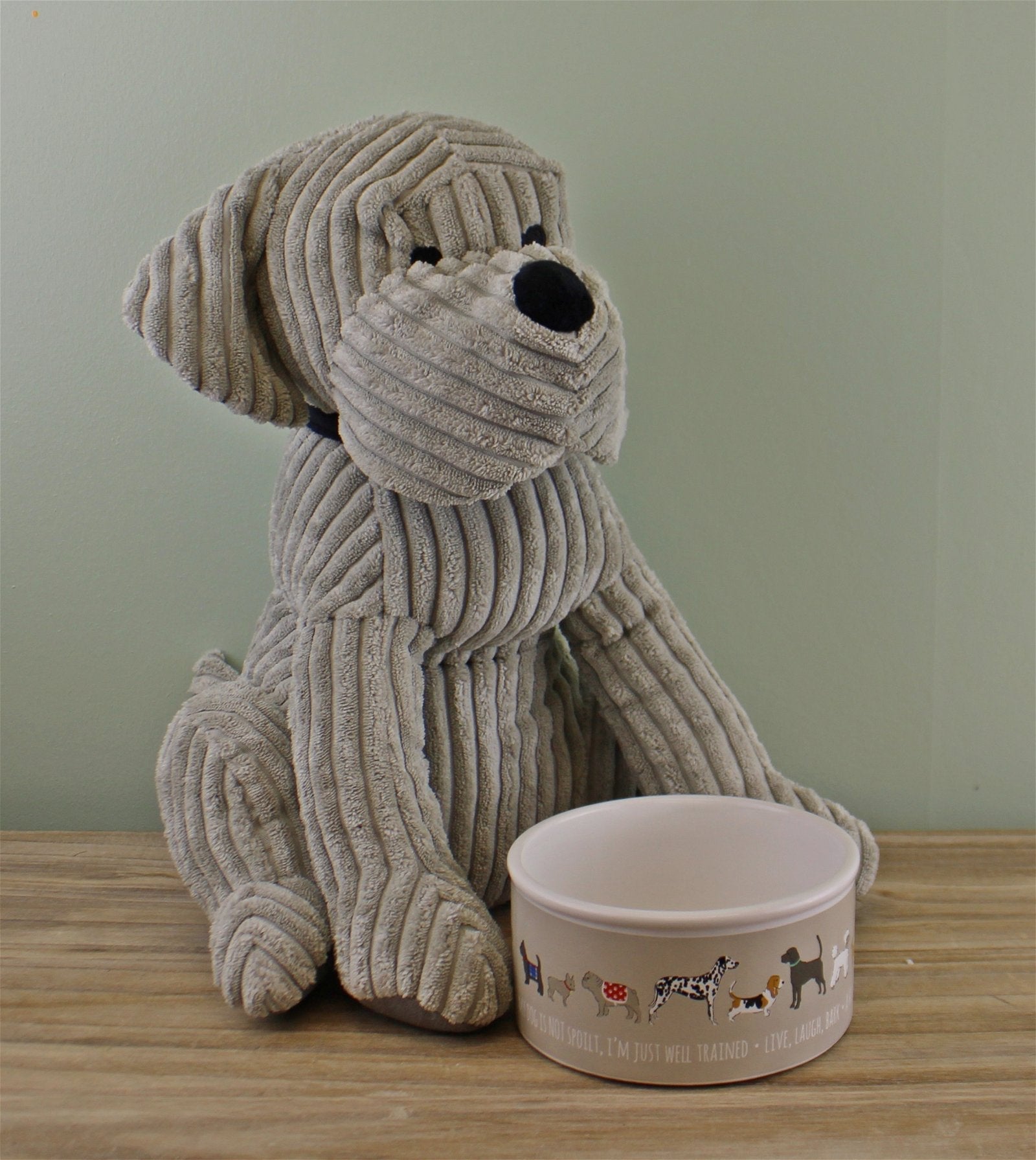 Small Ceramic Dog Bowl, 13cm-1