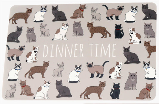 Wipeable Cat Themed Placemat 30x45cm-0