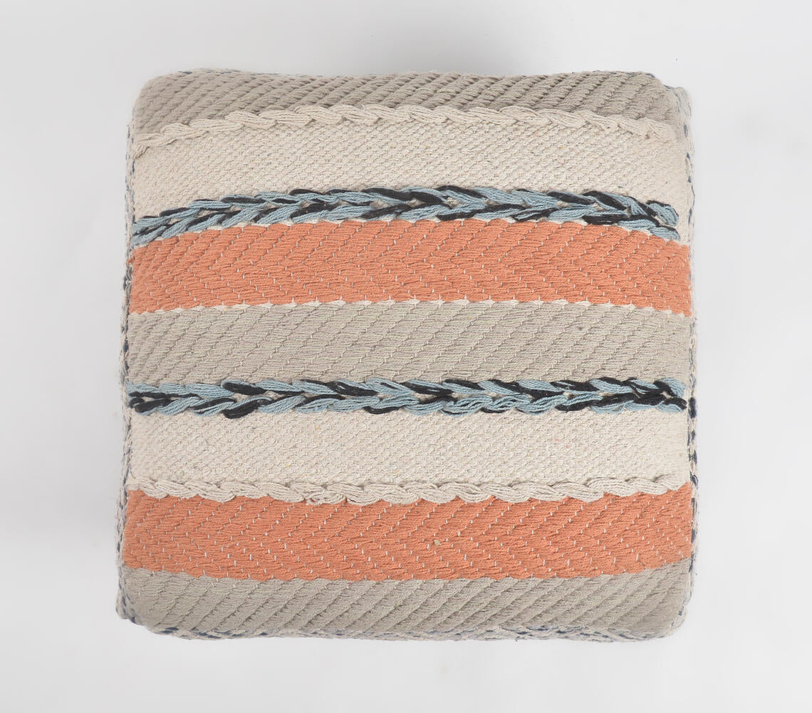 Multicolor Stripe Deco Upholstered Bench