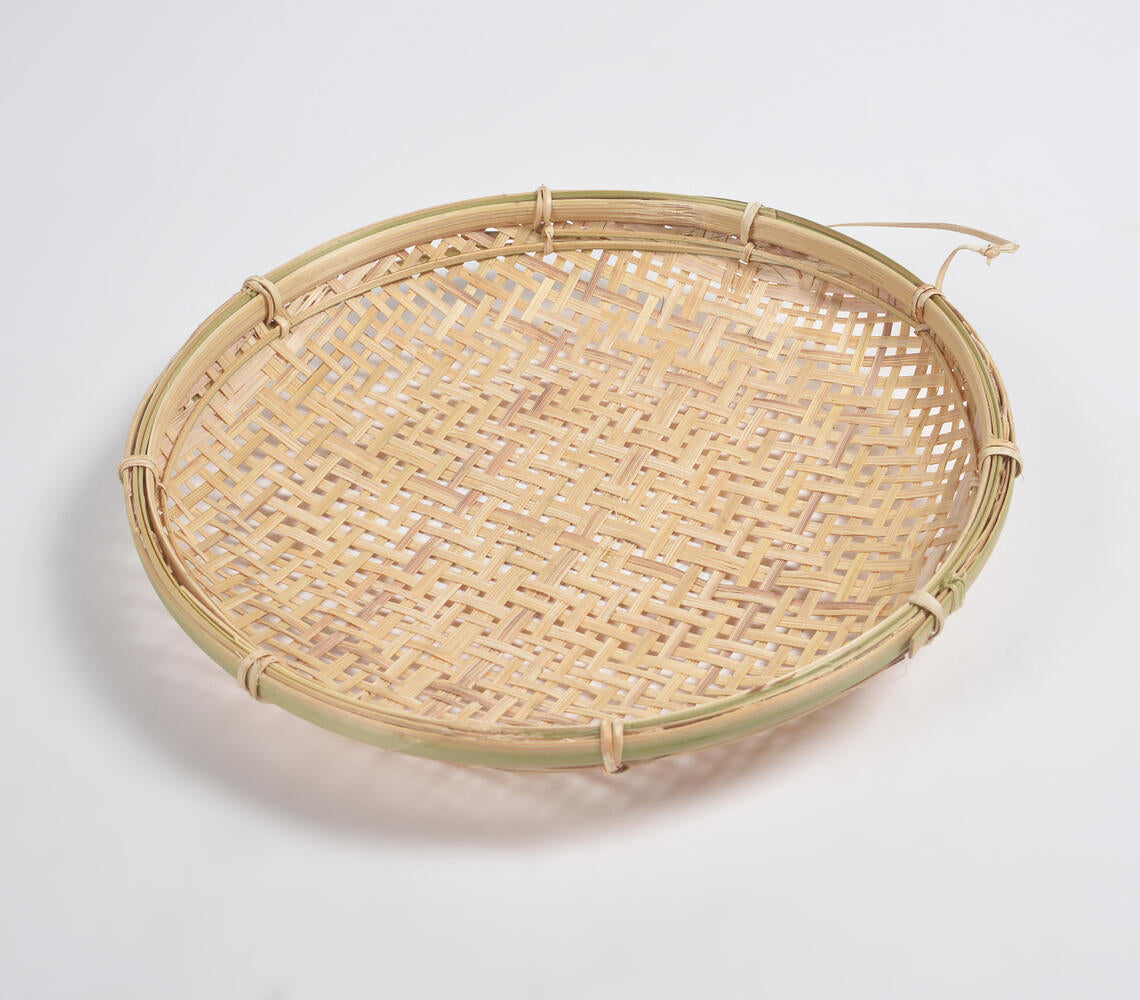 Woven Bamboo Trays (Set of 2)