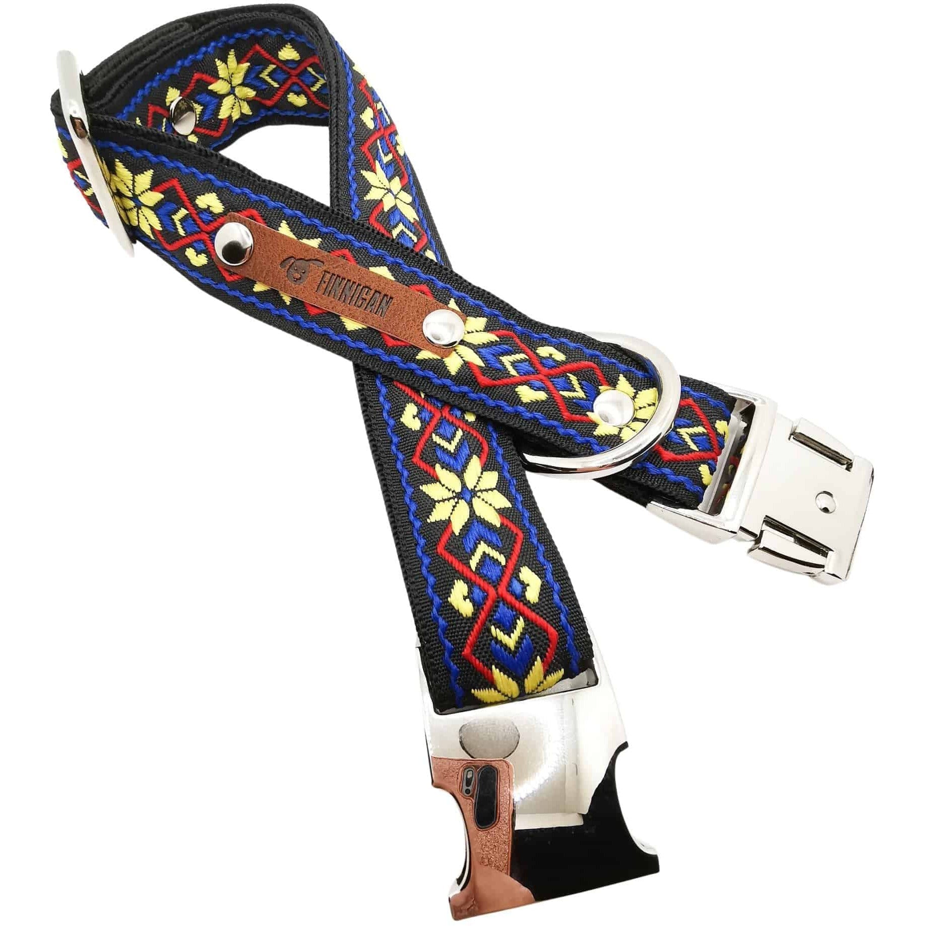 Finnigan Designer Dog Collar (Floral Collection) Large-3