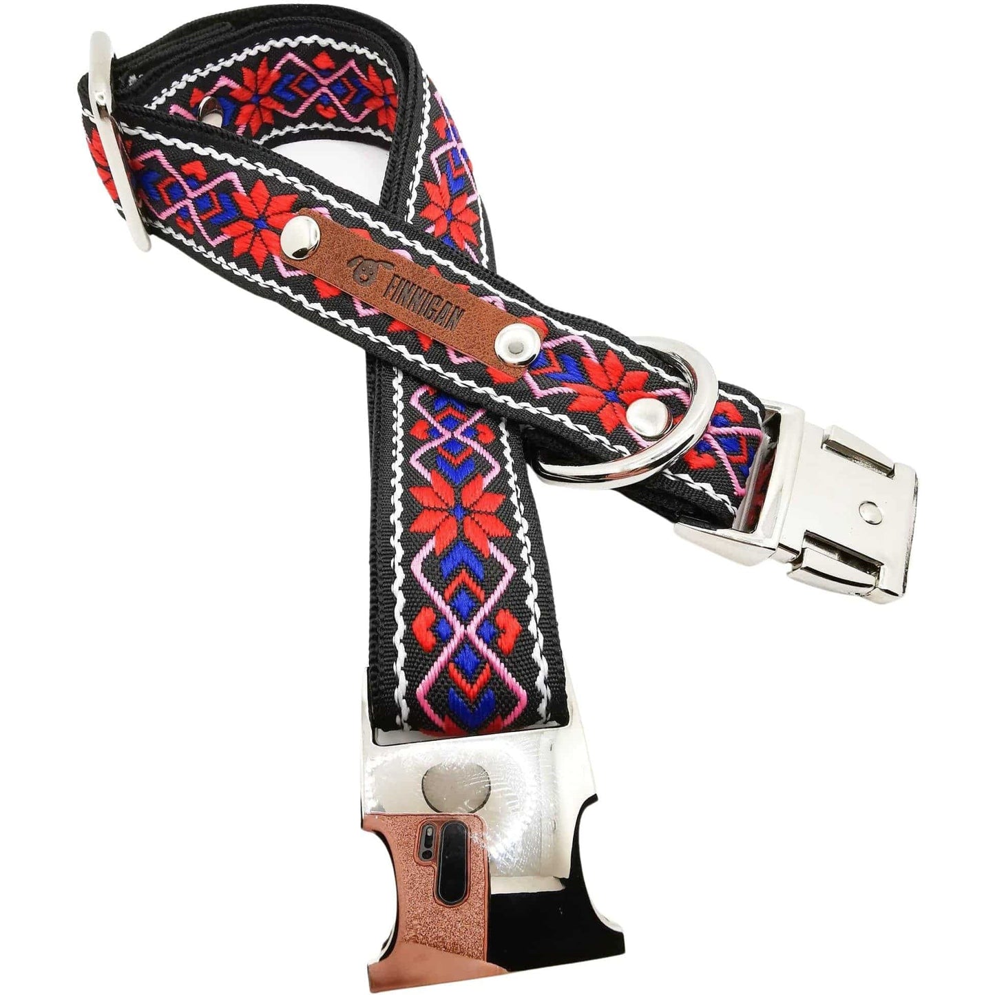 Finnigan Designer Dog Collar (Floral Collection) Large-1