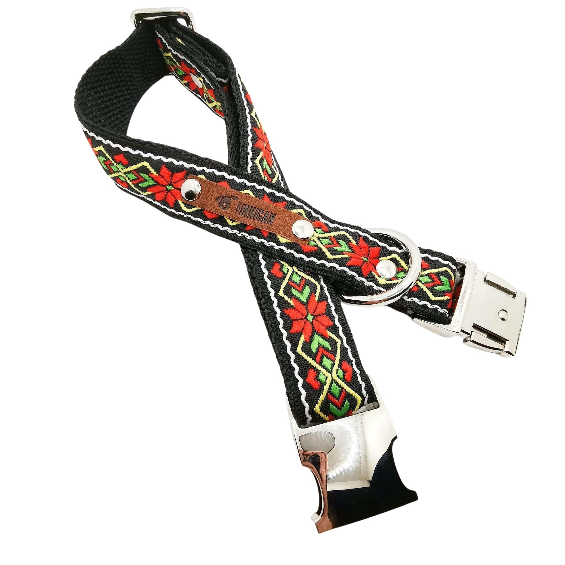 Finnigan Designer Dog Collar (Floral Collection) Large-2