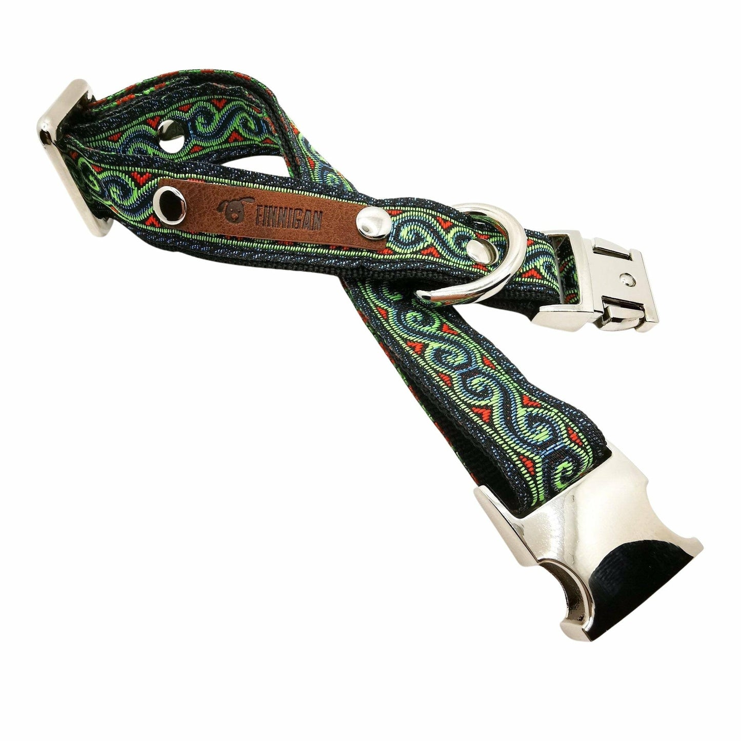 Finnigan Designer Dog Collar (Glitzy Collection) Medium-0
