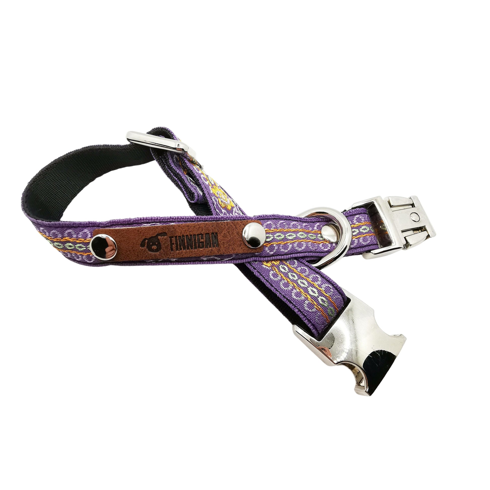 Finnigan Designer Dog Collar (Vintage Collection) Small-0
